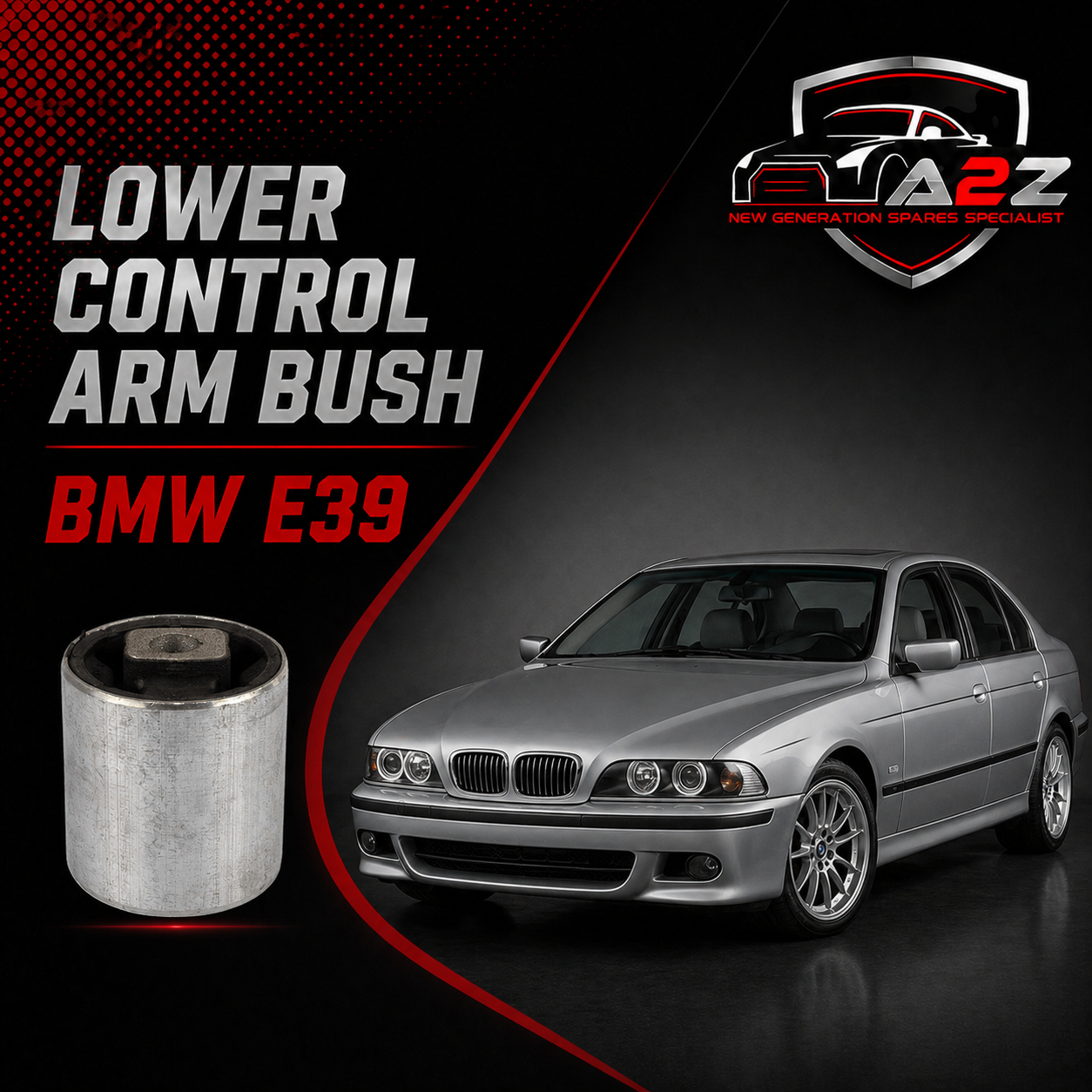 Lower Control Arm Bush (Big) 31129068753 Compatible With BMW E39