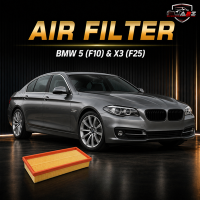 Air Filter  13718570043 & E1171L & LX4084 Compatible With BMW 5 (F10) & X3 (F25)Tag : 63
