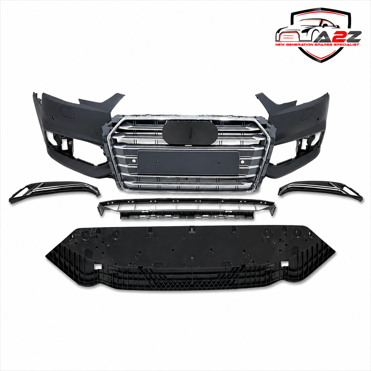 Front Bumper Kit Compatible With Audi A4 To S4 {2017-2019} FBK.4