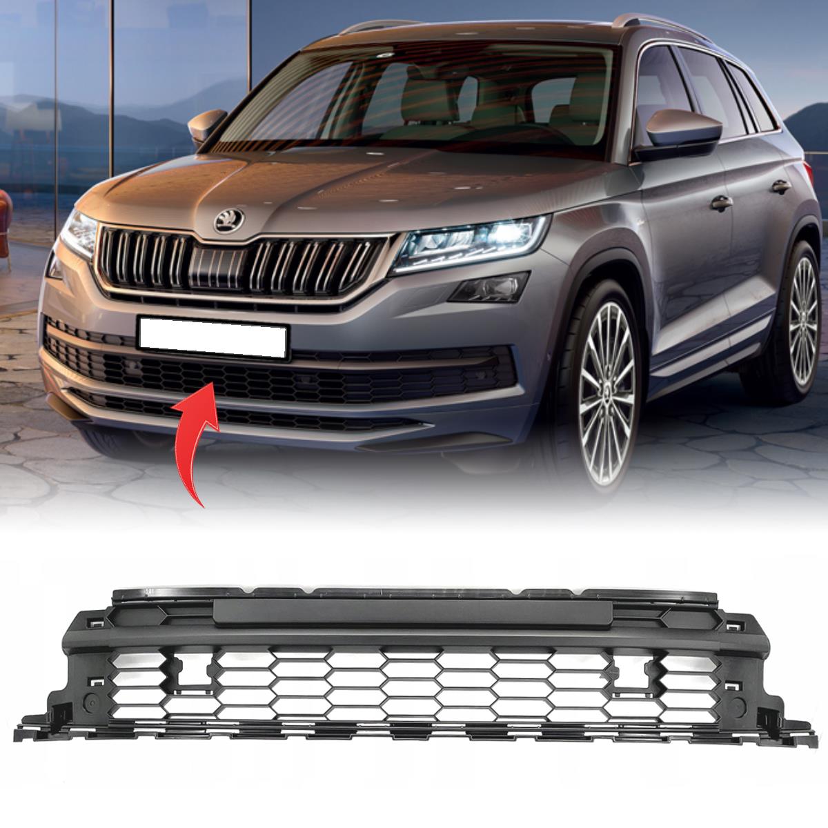 Front Bumper Lower Grill 565853677 Compatible With Skoda Kodiaq (2017-2020) Tag No.509