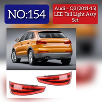 Rear Tail Light Assembly Left 8U0945093A & Right 8U0945094A Compatible With Audi Q3 2011-2015 Tag No.154