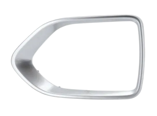 Matt Silver Chrome Fog Cover Chrome Set Left T2H45352 & Right T2H45350 Compatible With Jaguar XF (2021-2024) Tag No.627