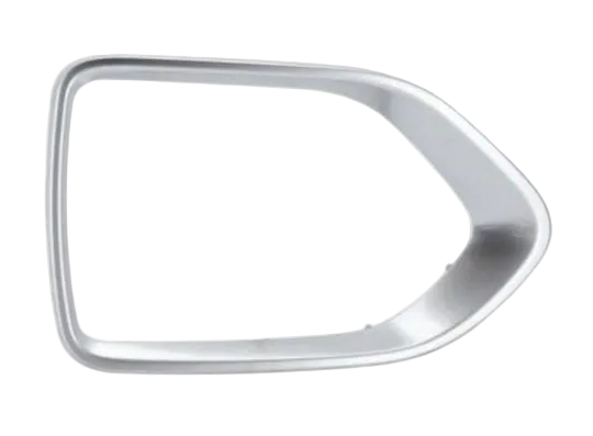 Matt Silver Chrome Fog Cover Chrome Set Left T2H45352 & Right T2H45350 Compatible With Jaguar XF (2021-2024) Tag No.627