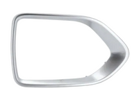Matt Silver Chrome Fog Cover Chrome Set Left T2H45352 & Right T2H45350 Compatible With Jaguar XF (2021-2024) Tag No.627