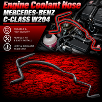 Engine Coolant Hose (651) A2045013025 Compatible With MERCEDES-BENZ-204 & 212 Tag No:91