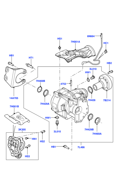 Oil Seal LR003153 Compatible With  DISCOVERY SPORT (L550) FREELANDER 2 (L359) | LR2 RANGE ROVER EVOQUE (L538) RANGE ROVER EVOQUE (L551)