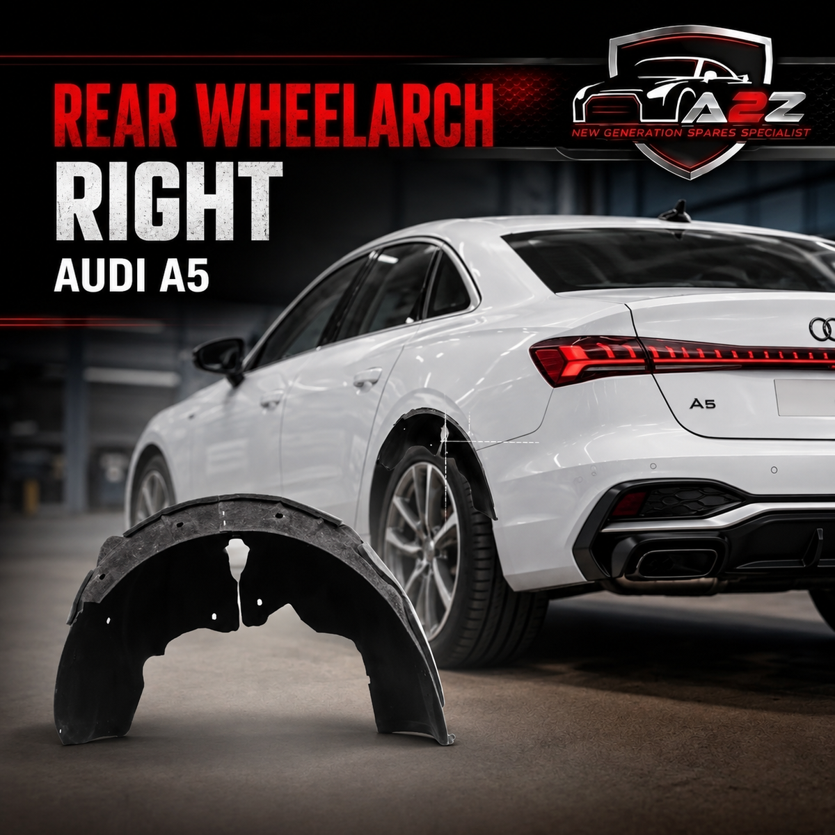 Rear Wheelarch Right 8T8810172A Compatible With Audi A5