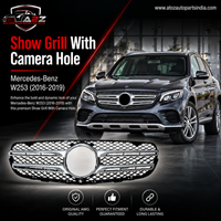 Show Grill With Camera Hole 2538852100 A2538852100 Compatible With Mercedes-Benz GLC-CLASS W253 (2016-2019) Tag No.51