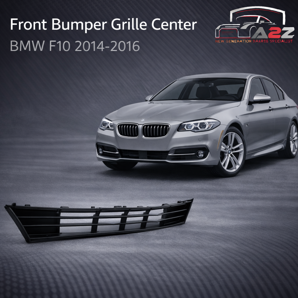 Front Middle Bumper Lower Center Mesh Bezel Grille 51117331724 7331724 Compatible With BMW 5 Series  F10 LCI 2014-2016 Tag-BG-61