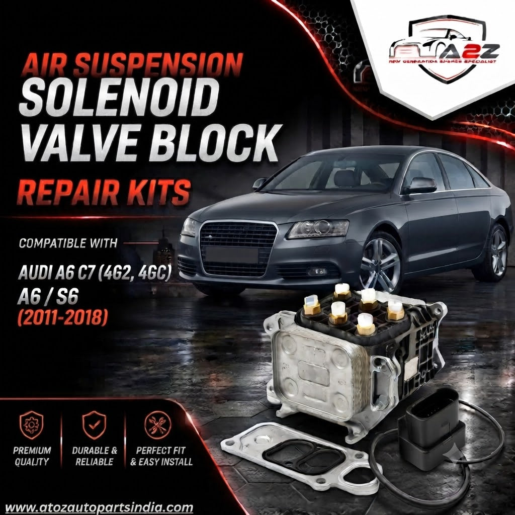 Air Suspension Solenoid Valve Block 4M0616013A 4M0616013B Compatible With AUDI Q7 T-3 4MB, 4MG
