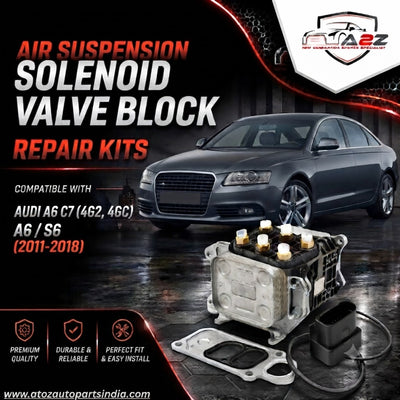 Air Suspension Solenoid Valve Block 4M0616013A 4M0616013B Compatible With AUDI Q7 T-3 4MB, 4MG