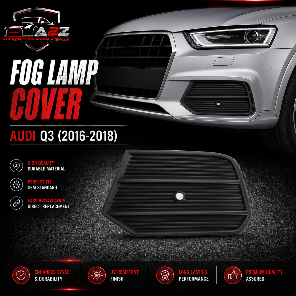 Fog Lamp Cover Left 8U0807681Q & Right 8U0807682Q Compatible With AUDI Q3 (8UB&8UG) (2016-2018) Tag No. 74