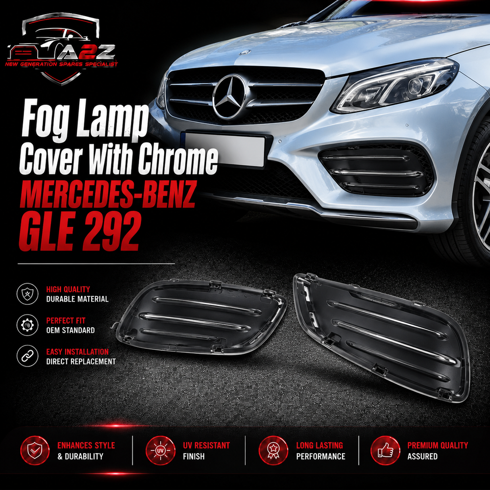 Inner Fog Lamp Cover Compatible With MERCEDES-BENZ E-CLASS W212 2014-2016 Inner Fog Lamp Cover Left 2128850523 & Right 2128850623 Tag-FC-294