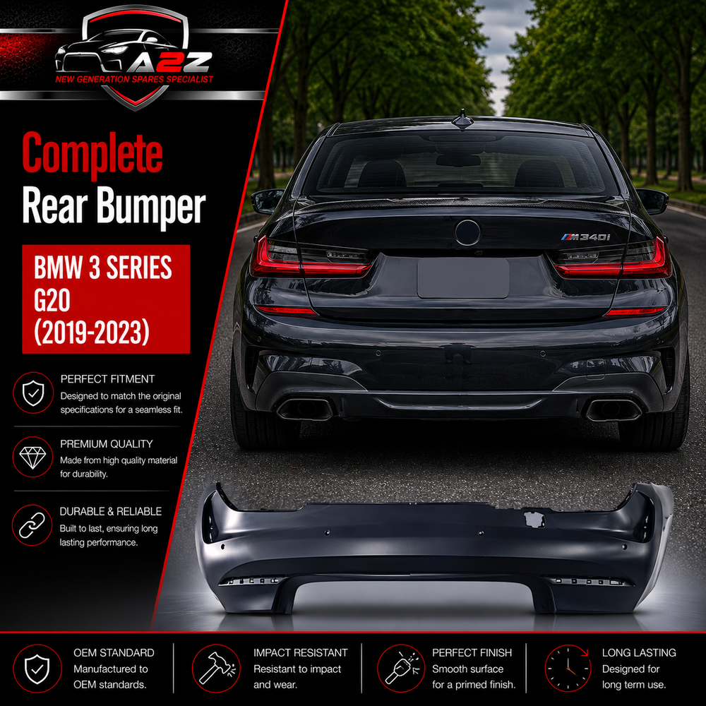 Complete Rear Bumper 51129448799 Compatible With BMW  3 Series G20 2018 Tag No.103