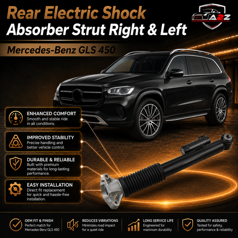 Rear Electric Shock Absorber Strut Left 1673200302 Right 1673200402 Compatible With Mercedes-Benz GLS 450