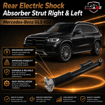 Rear Electric Shock Absorber Strut Left 1673200302 Right 1673200402 Compatible With Mercedes-Benz GLS 450