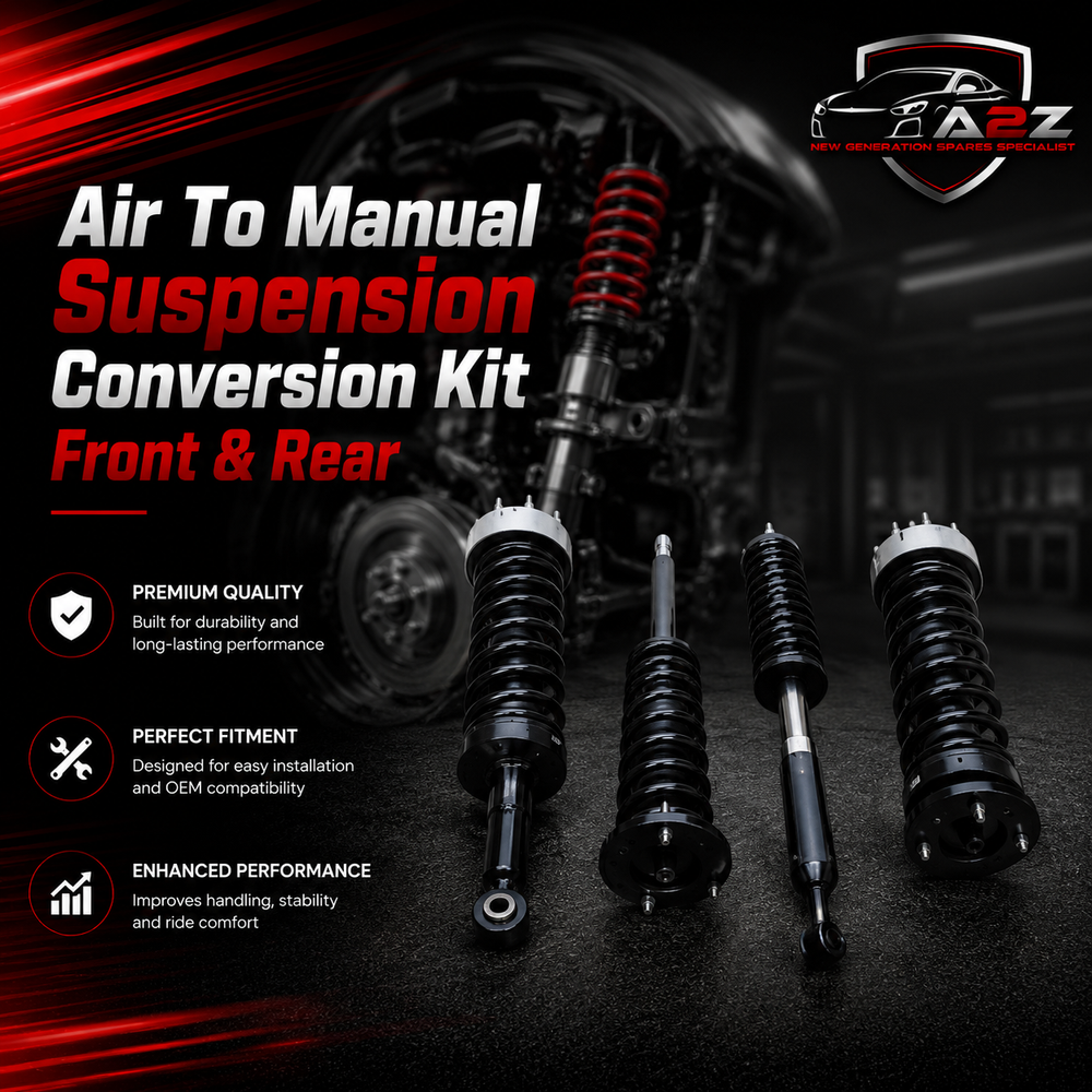 Air To Manual Suspension Conversion Kit Front & Rear (Set Of 4) Compatible With MERCEDES BENZ S-CLASS W221