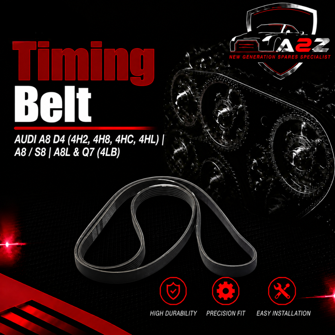 Timing Belt 6PK2535 Compatible With Audi A8 D4 (4H2, 4H8, 4HC, 4HL) | A8 / S8 | A8L & Q7 (4LB) Tag-BEL-10
