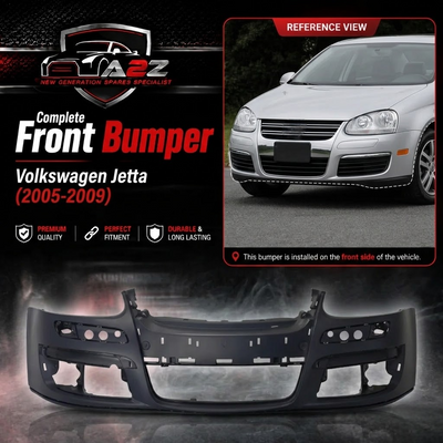 Complete Front Bumper 1K0807217E Compatoble With Volkwagen Jetta (2005-2009) Tag No.143