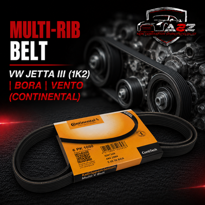 MULTI-RIB BELT 6PK1050 03G903137B Compatible With VW JETTA III (1K2) | BORA | VENTO (CONTINENTAL)