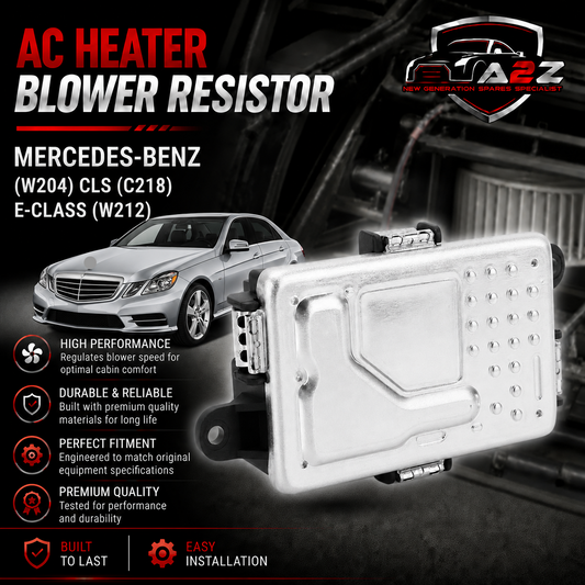 Blower Resister Motor A2128702110 Compatible With MERCEDES-BENZ & (W204) CLS (C218) E-CLASS (W212)