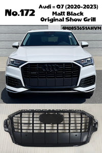 Matt Black Original Show Grill 4M0853651AHVM2 4M0853651G 4M0853651J 4M0853651Q 4M0853651QRN4 4M0853653E 4M0853653G Compatible With AUDI Q7 (2020-2024) Tag No.172