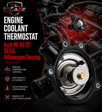 Engine Coolant Thermostat 079121115BA 079121115BF 079121115BK 079121115N Compatible With Audi A6 A8 Q7 S6 S8, Volkswagen Touareg