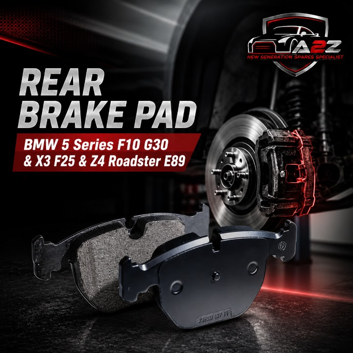 Rear Brake Pad 34216796741 2456101 P06064 Compatible With BMW 5 Series F10 G30  & X3 F25 & Z4 Roadster E89
