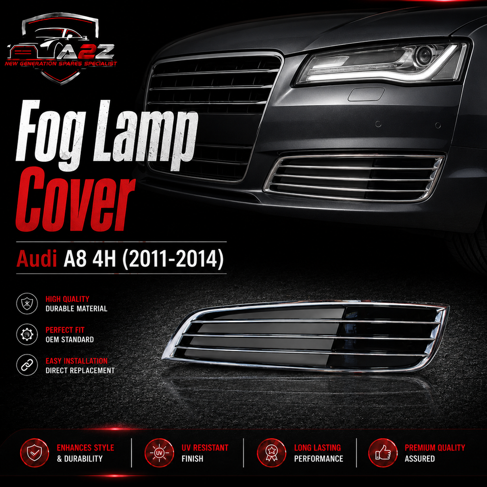Fog Lamp Cover Left 4H0807679EJ Right 4H0807680EJ Compatible With Audi A8 4H  (2011-2014) Tag No.63