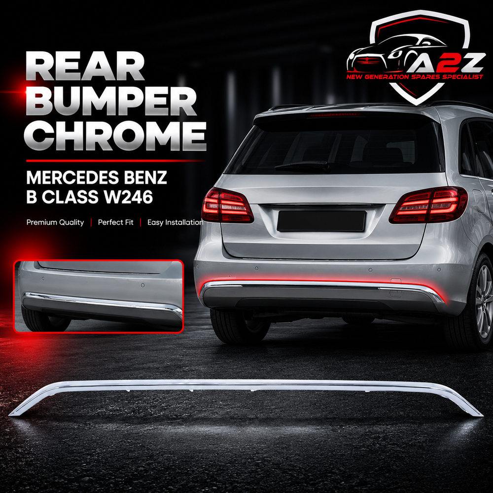 Rear Bumper Chrome 2468851521 Compatible With Mercedes Benz  B CLASS W246 Tag No: 232