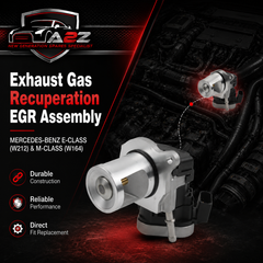 Exhaust Gas Recuperation EGR Assembly 6421401960 A6421401960 Compatible With MERCEDES-BENZ  E-CLASS (W212) & M-CLASS (W164)