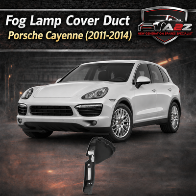 Fog Lamp Cover Duct Set Left 95850533310 & Right 95850533410 Compatible With Porsche Cayenne (2011-2014) Tag No.154