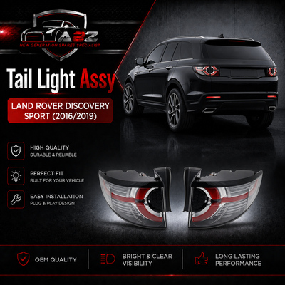 Tail Light Rear Lamp Compatible With LAND ROVER DISCOVERY SPORT (2016/2019) Tail Light Rear Lamp Left LR079580 & Right LR079576 Tag-TLR-08