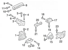 Engine Mount 31686885  Compatible With VOLVO XC90 N.M