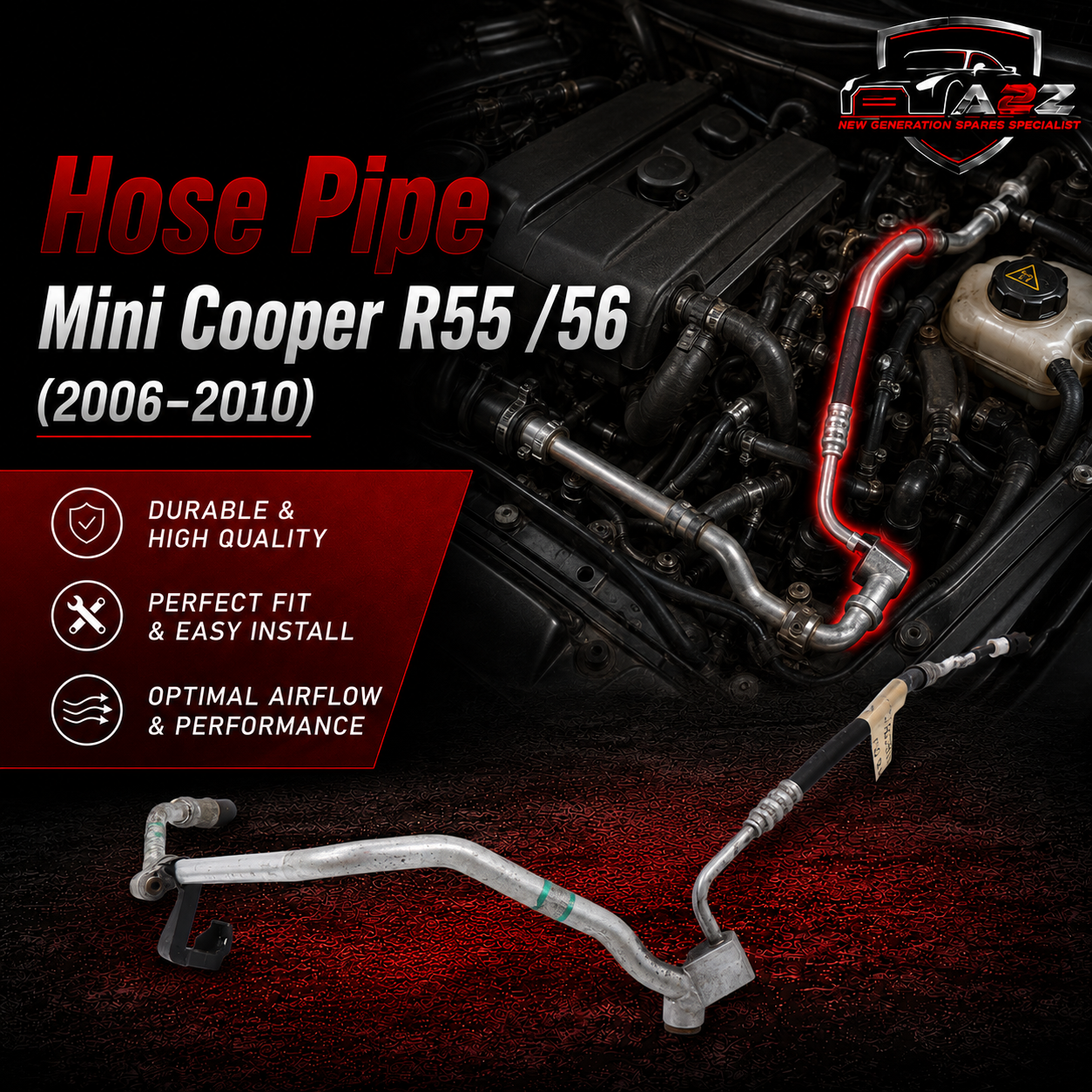 Hose pipe 64539224857 64502751474 64539230694 64539250720 64539224860 Compatible With Mini Cooper R55/R56