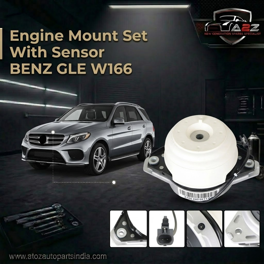 Engine Mount Left 1662406817 & Right 1662406917 Engine Mount Set With Sensor Compatible With MERCEDES-BENZ GLE W166