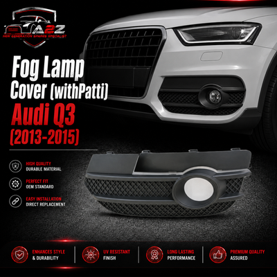 Fog Lamp Cover (withPatti) Left 8U0807681A Right 8U0807682A Compatible With Audi Q3  (2013-2015) Tag No.71