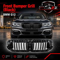 Front Bumper Grill (Black) 51139465291B Compatible With BMW G12