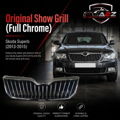 Show Grill (Full Chrome) 3T0853668B 3T0853607B Compatible With Skoda Superb (2013-2015) Tag No.61