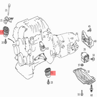 Front Engine Mount 2202400717 Compatible With  MERCEDES-BENZ S-CLASS W220 W221
