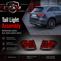 Tail Light Rear Lamp Compatible With MERCEDES BENZ GLC X253 (2020-2021) Tail Light Rear Lamp Left A2539065101 & Right A2539065201