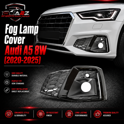 Fog Lamp Cover Left 8W6807681TT94 & Right 8W6807682TT94 Compatible With Audi A5 8W (2020-2025) Tag No.54