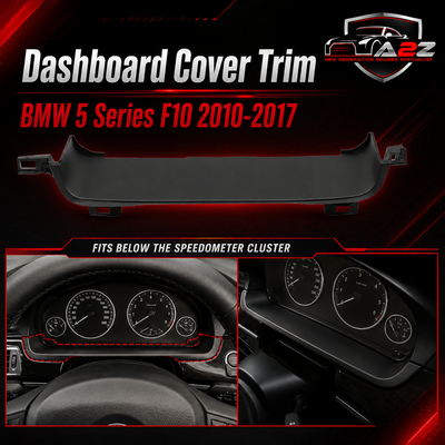 Dashboard Cover Trim 51459195155 Compatible With BMW 5 Series F10 2010-2017