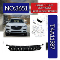 Front Bumper Bracket T4A11587 Compatible With Jaguar F-Pace (2017-2020) Tag No.3651