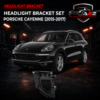 Headlight Bracket Set Right 95863152200 & Left 95863152100 Compatible With Porsche Cayenne (2015-2017) Tag No.422