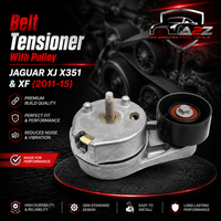 Belt Tensioner With Pulley C2Z14278 C2Z4778 Compatible with JAGUAR XJ X351 & XF