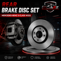 Rear Brake Disc Set 2224200572 2224231400 A2224231400 Compatible With MERCEDES-BENZ S-CLASS W222