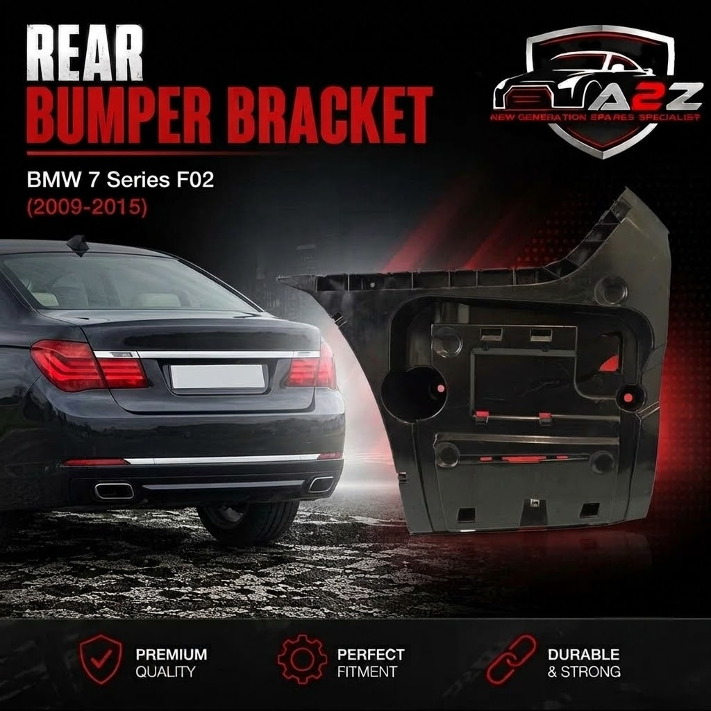 Rear Bumper bracket Left 51127183885 & Right 51127183886 Compatible With BMW 7 Series F02 LCI (2009-2015) Tag No.1661