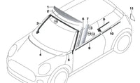 Tail Lamp Trim Chrome Left 51132752243 Right 51132752244  Compatible With Mini Cooper S (R56)