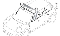 Tail Lamp Trim Chrome Left 51132752243 Right 51132752244  Compatible With Mini Cooper S (R56)